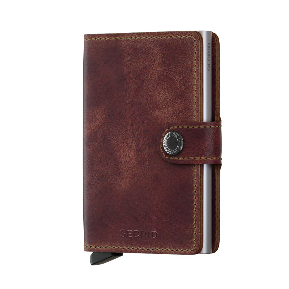Secrid RFID Miniwallet - Vintage Brown - Burrows and Hare