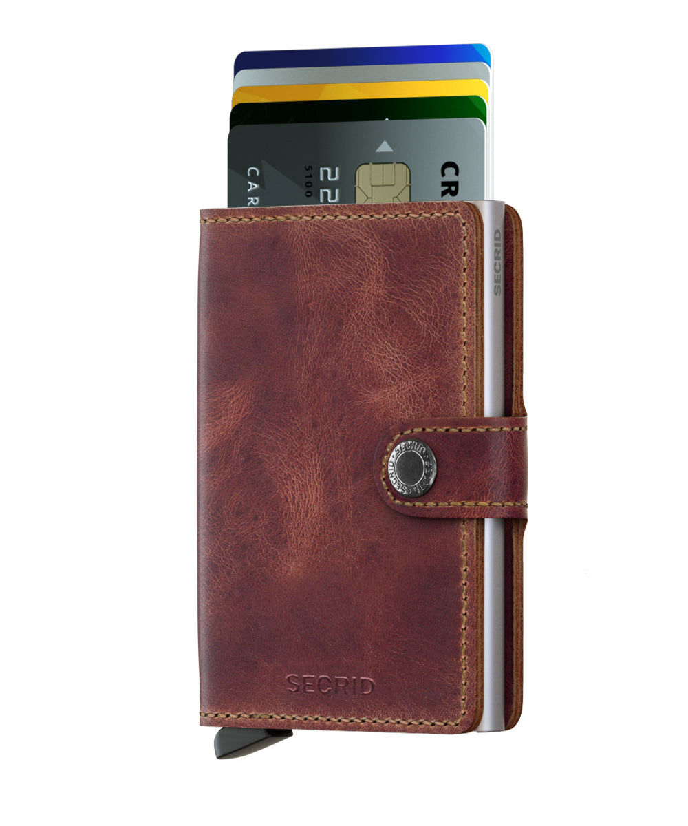 Secrid RFID Miniwallet - Vintage Brown - Burrows and Hare