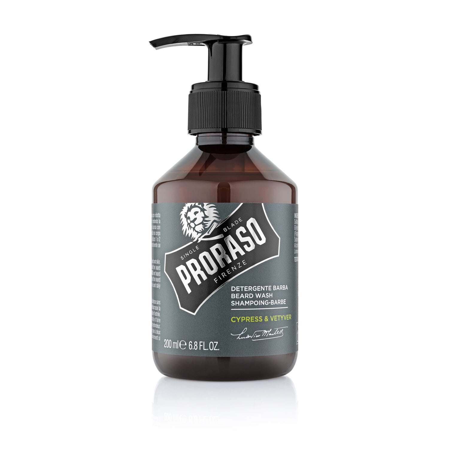 Proraso Beard Shampoo - Cypress & Vetiver - Burrows and Hare