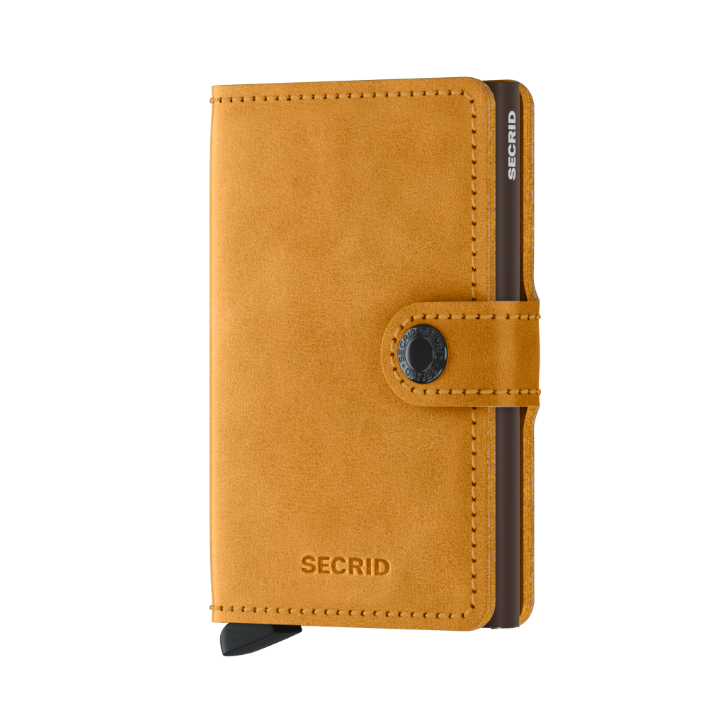 Secrid Miniwallet Vintage Ochre - Burrows and Hare