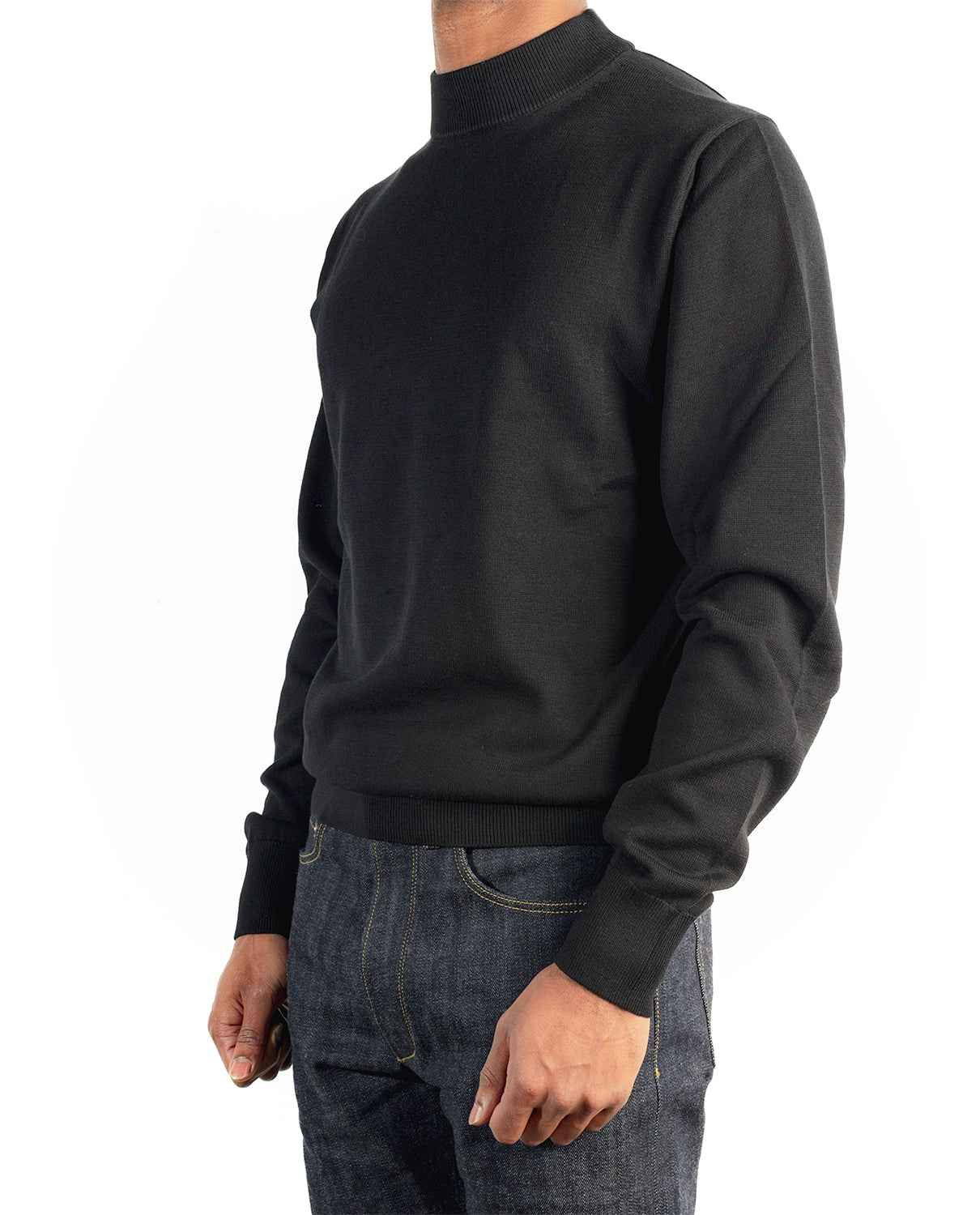Mock Turtle Neck - Black