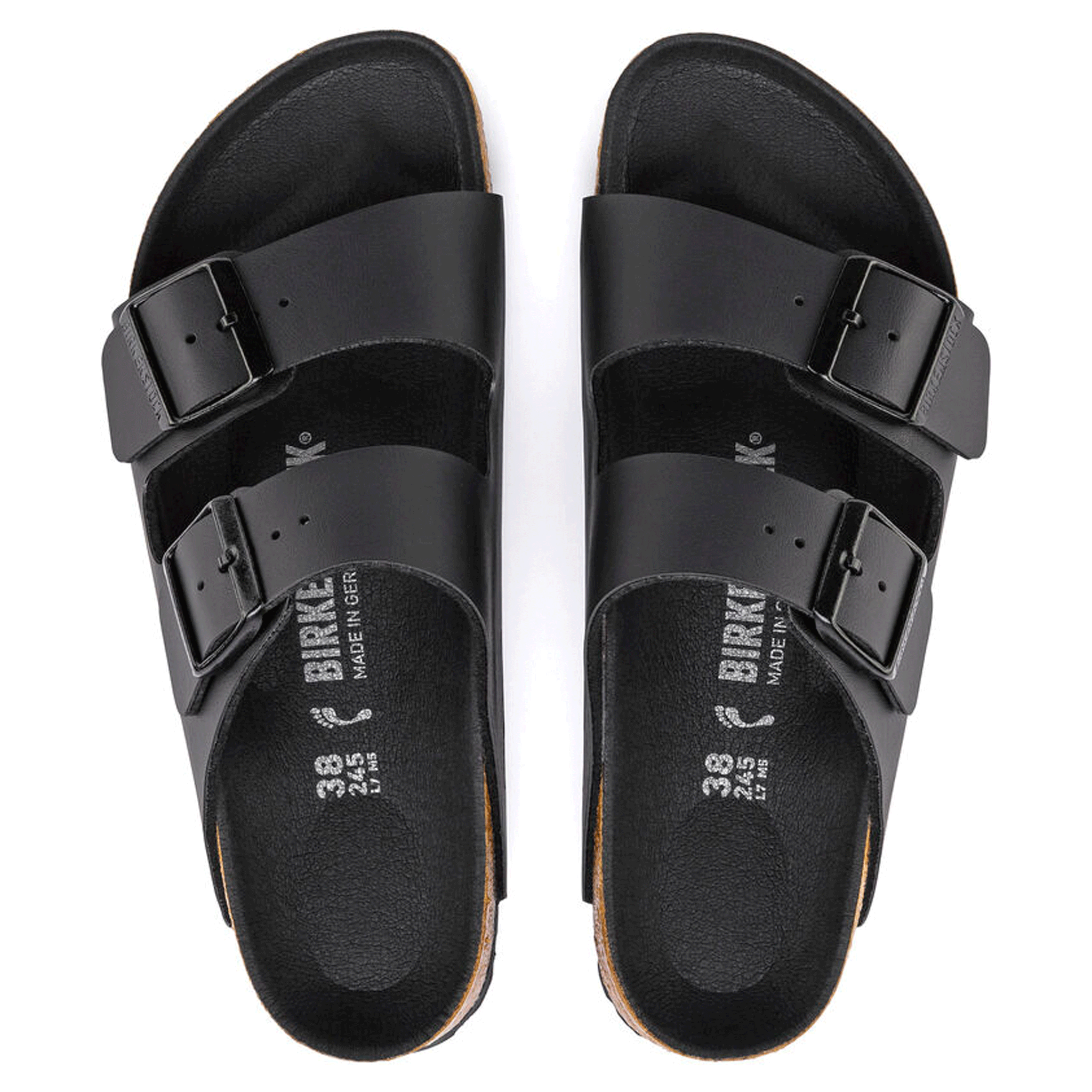 Arizona Sandal - Birko-Flor Triples Black
