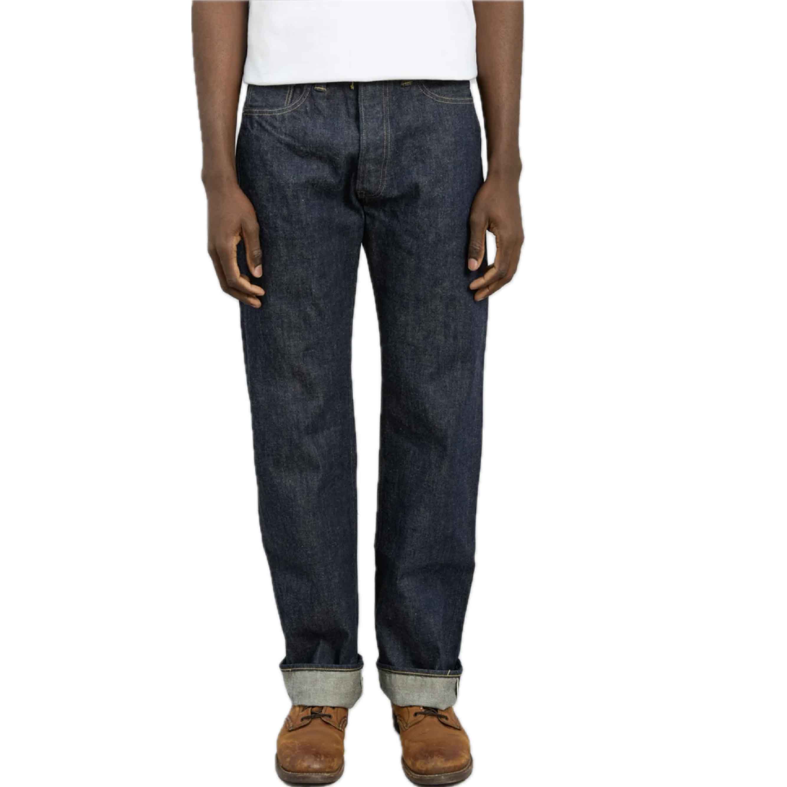 WWII Blue Denim Waist Overalls - Navy