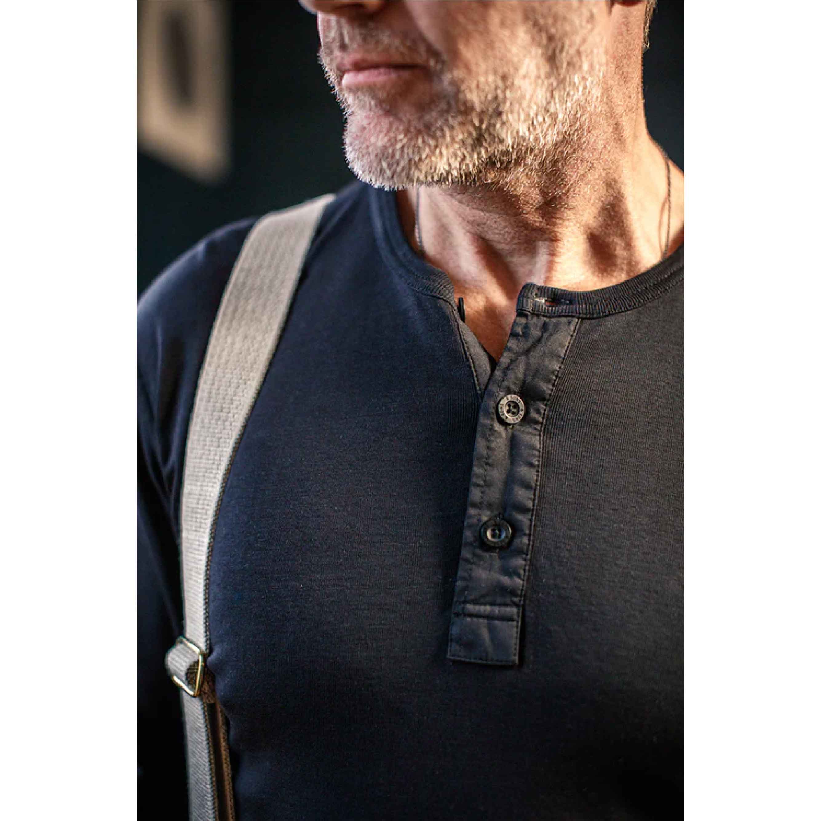 Elder Henley Shirt Black