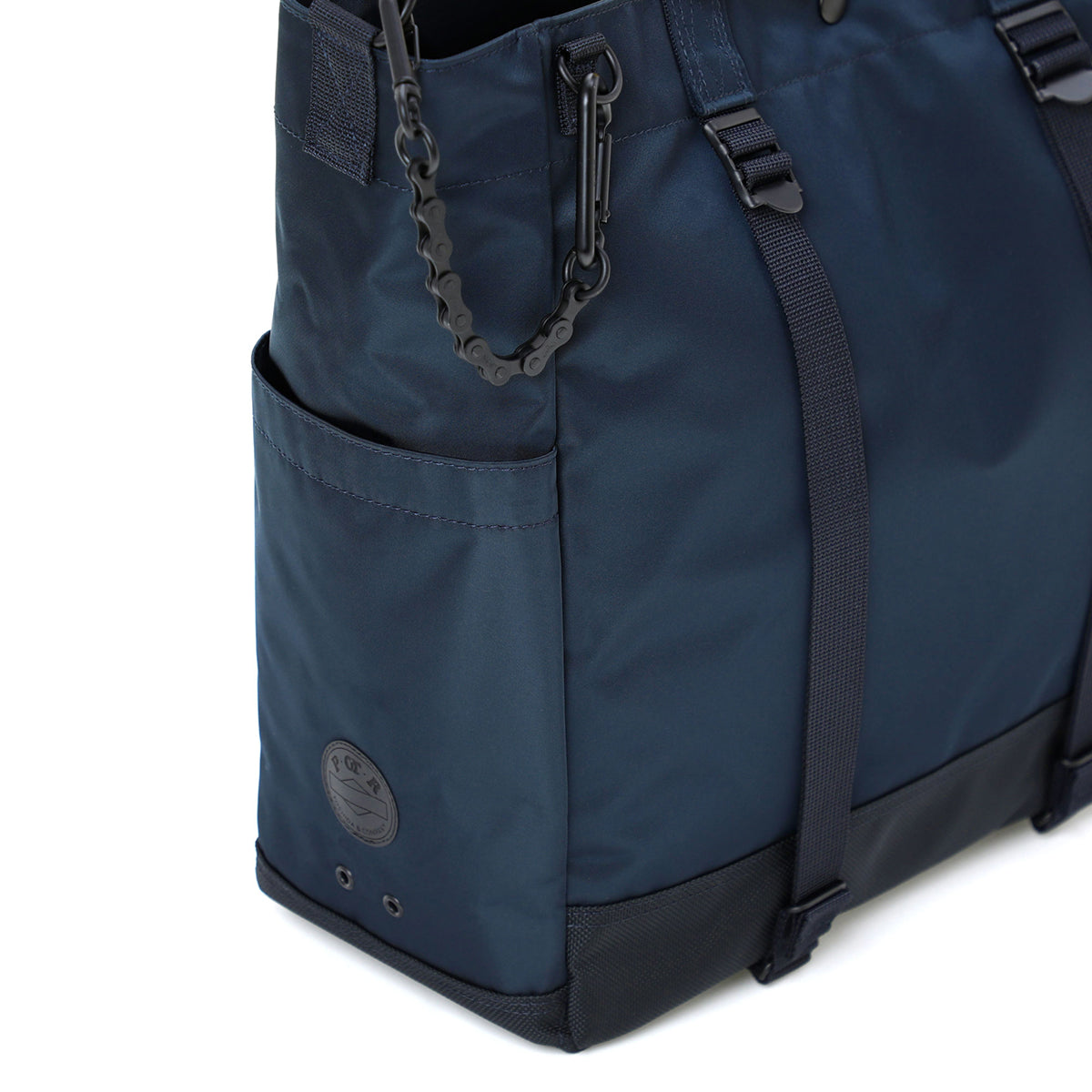 POTR / RIDE  2WAY TOTE BAG (L) - NAVY