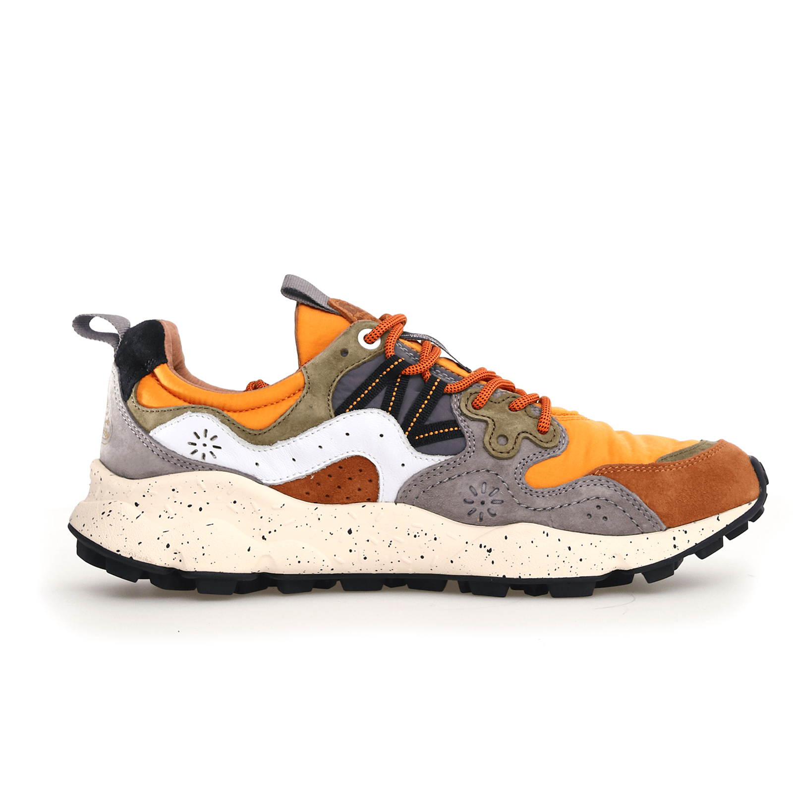 Yamano 3 Suede/Nylon Warm Brown-Mustard