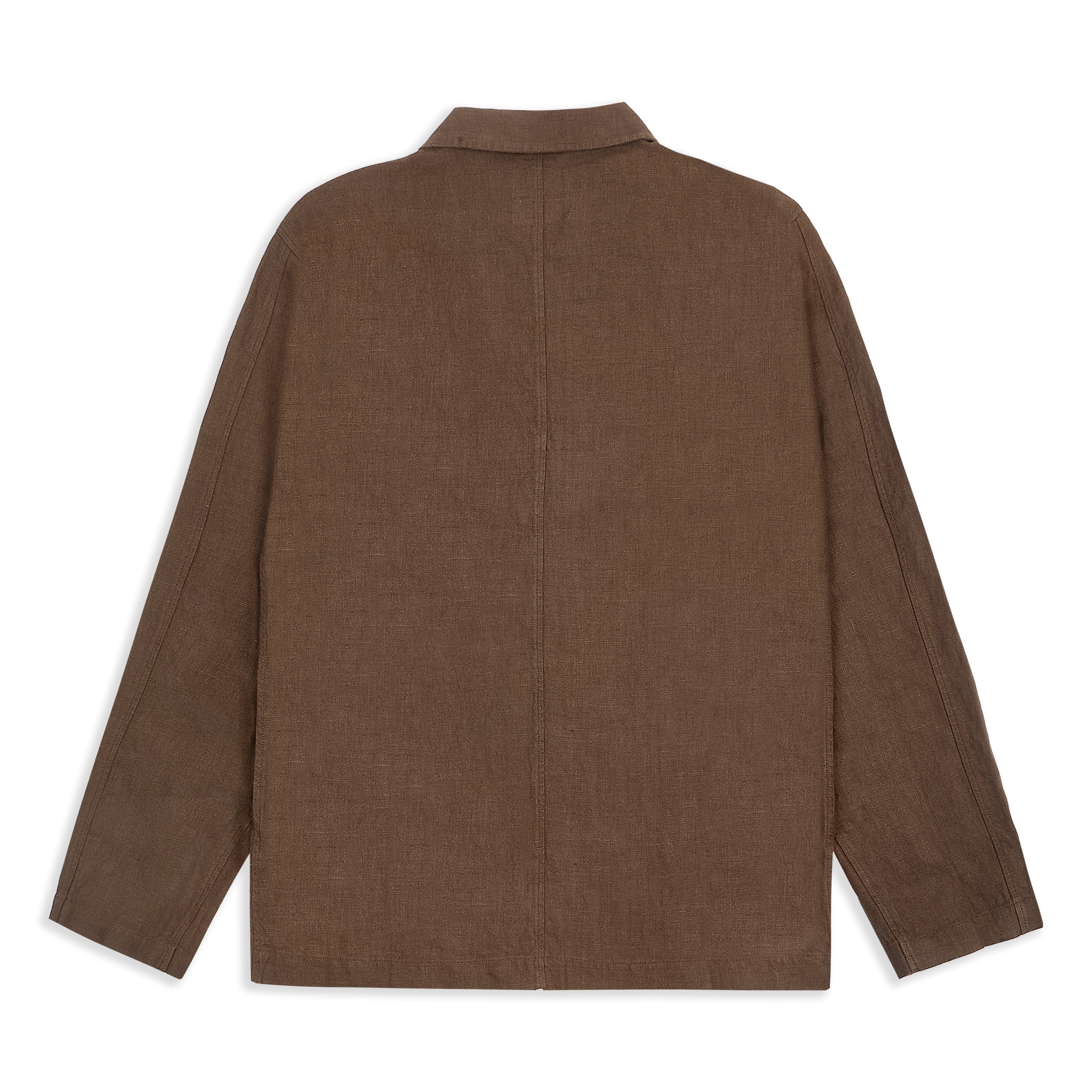 Burrows & Hare Linen Iffley Jacket - Brown