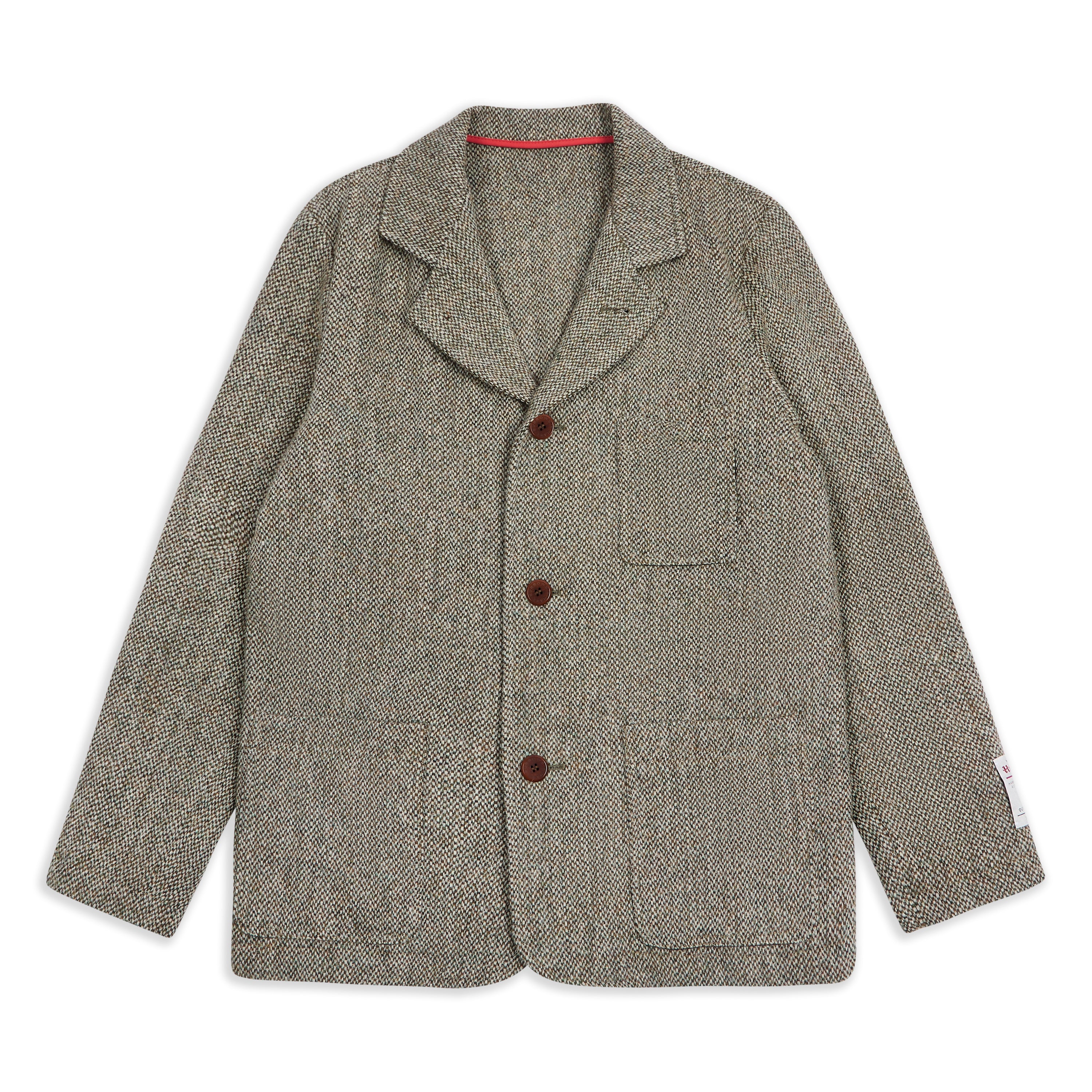 Burrows and Hare York Jacket - Harris Tweed Oatmeal