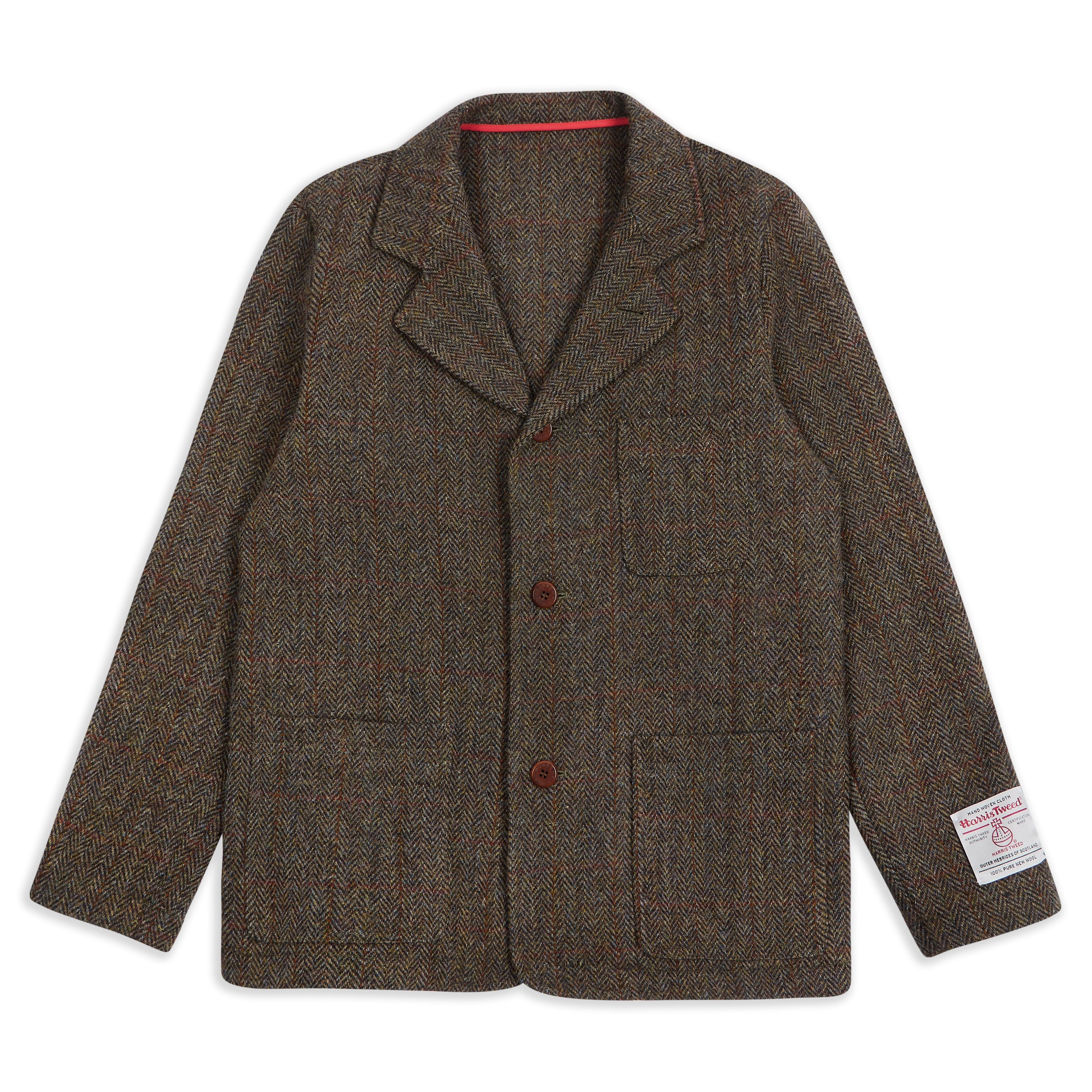 Burrows and Hare York Jacket - Harris Tweed Brown
