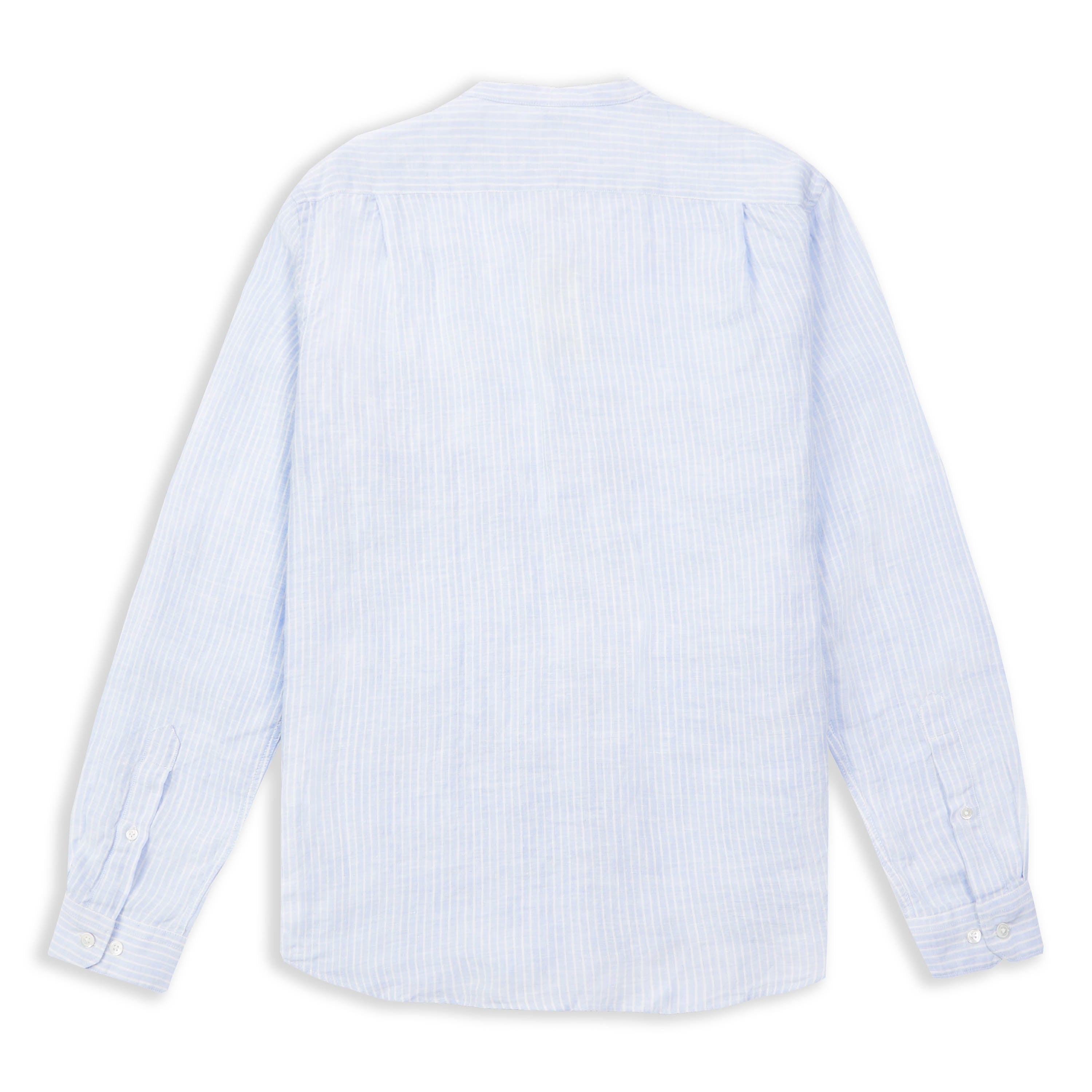 Linen Shirt - Blue & White