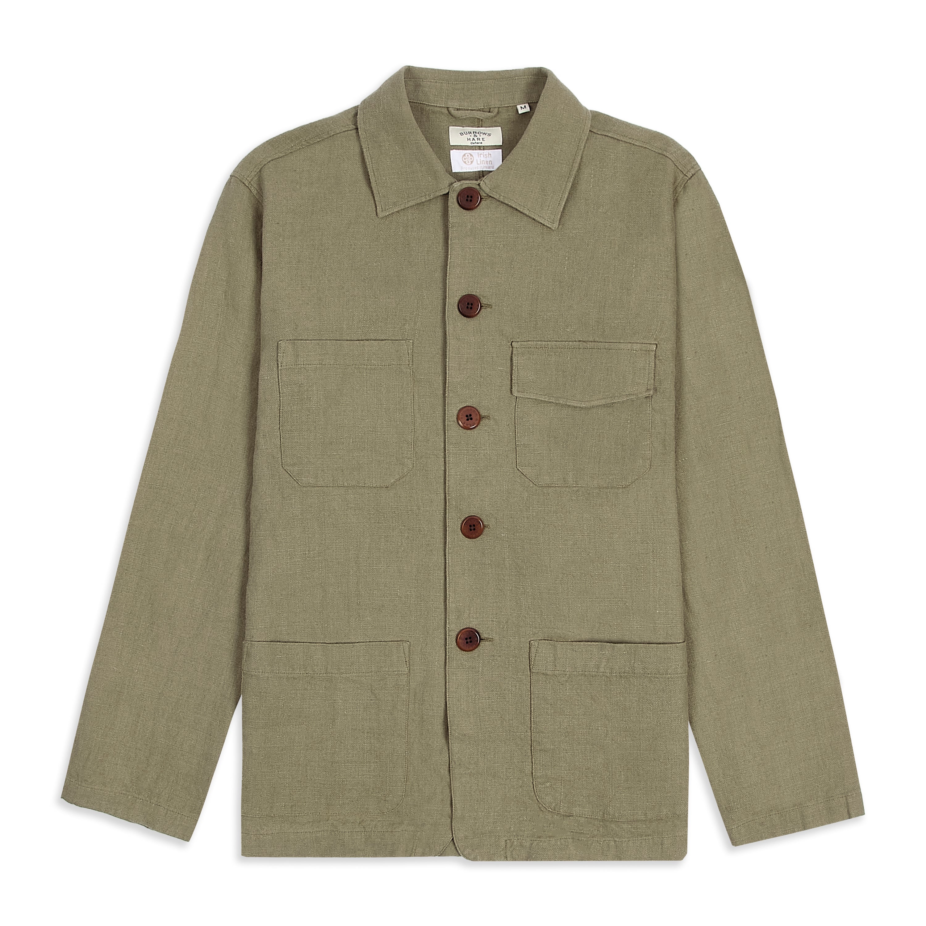 Linen Jericho Jacket - Khaki