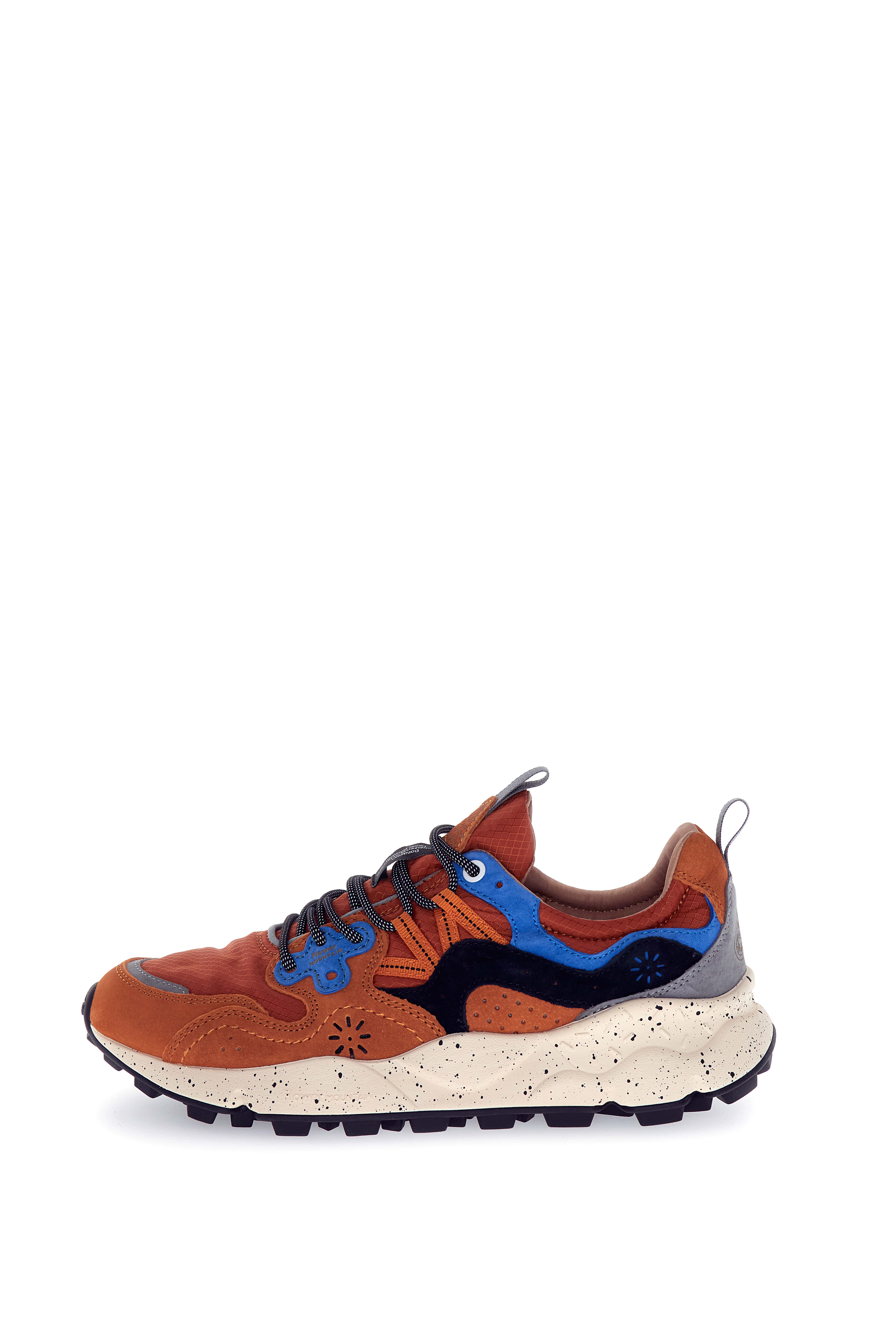 Yamano 3 Suede/Nylon Squared Coral Deep Blue Black