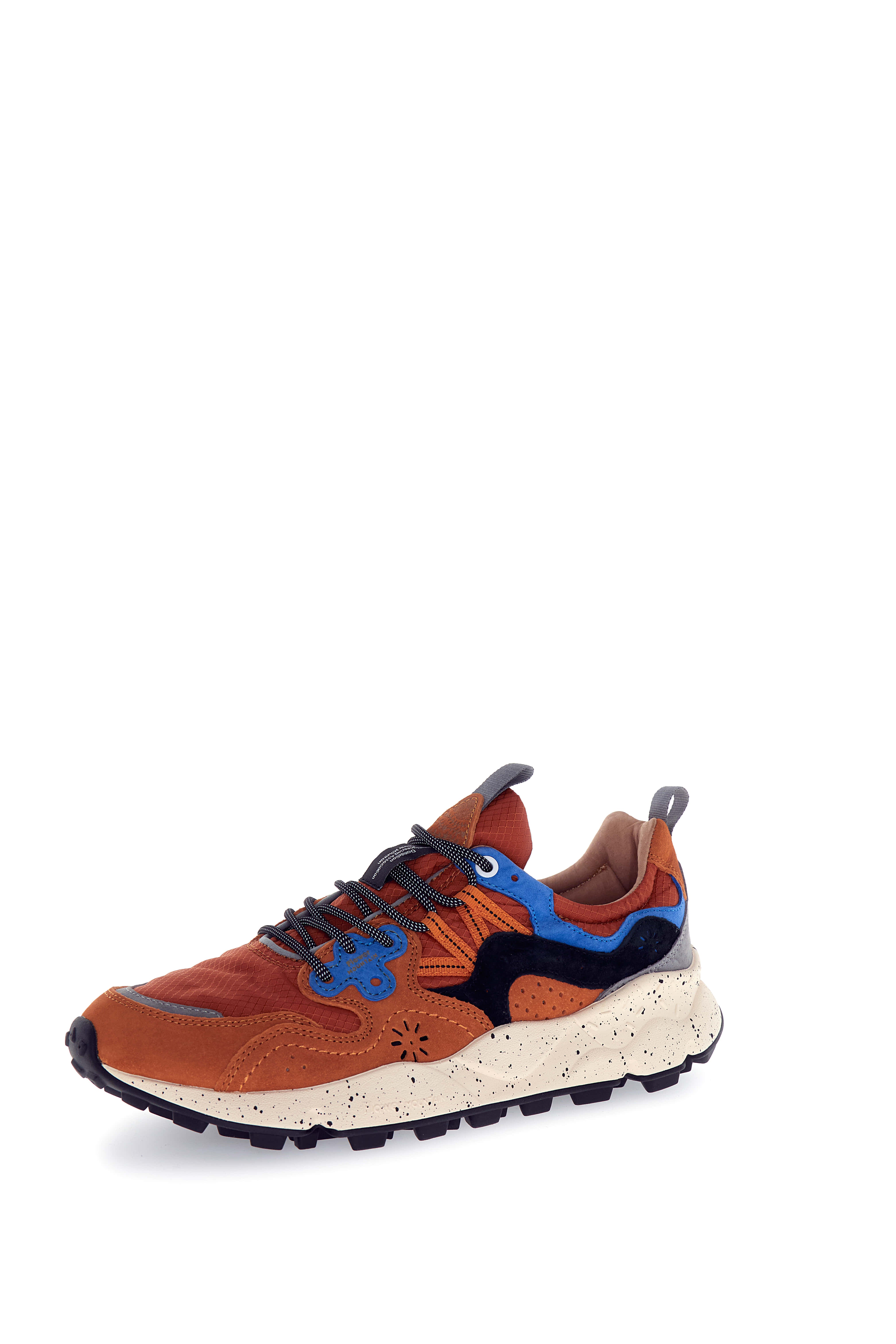 Yamano 3 Suede/Nylon Squared Coral Deep Blue Black