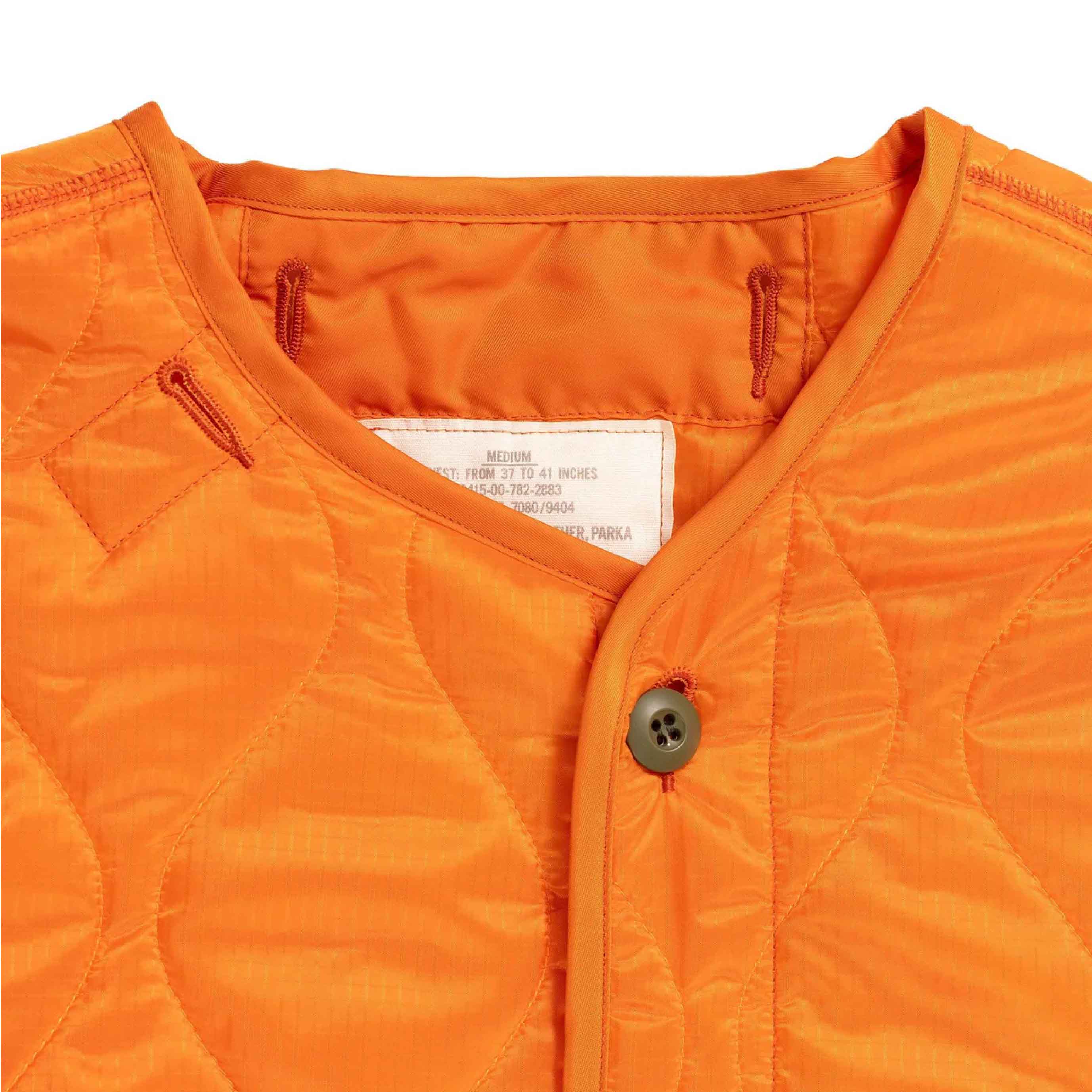 Extreme Cold Weather Parka Liner - Orange