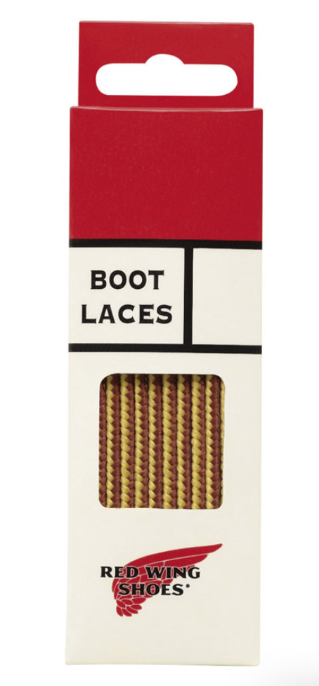 Red Wing 48-inch Tan & Gold Taslan Boot Laces | Burrows & Hare