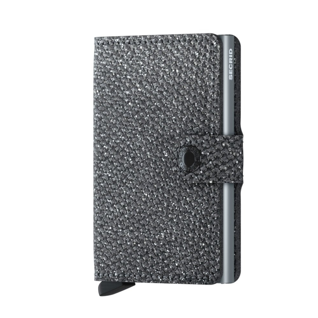 Secrid RFID Miniwallet in Recycled Stars Fabric Black — view 2 of 5 | Burrows & Hare