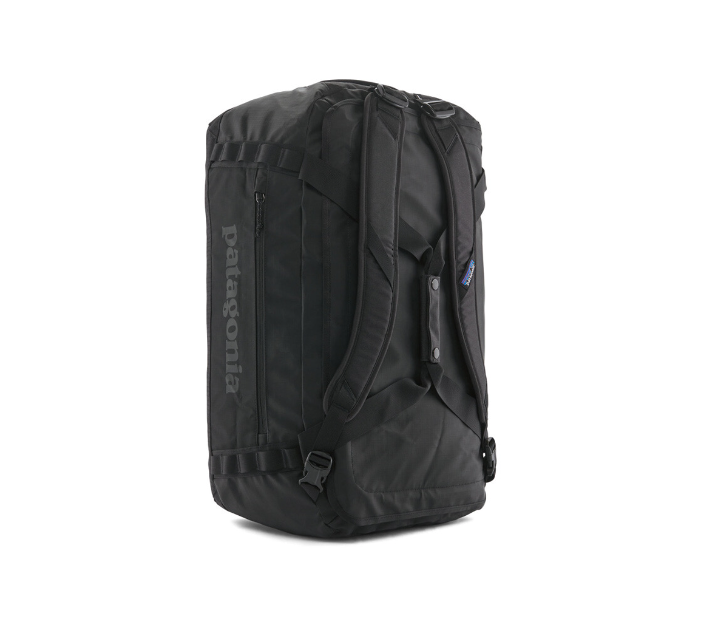 Durable and sleek Black Hole Duffel 55L by Patagonia, ideal for explorers.