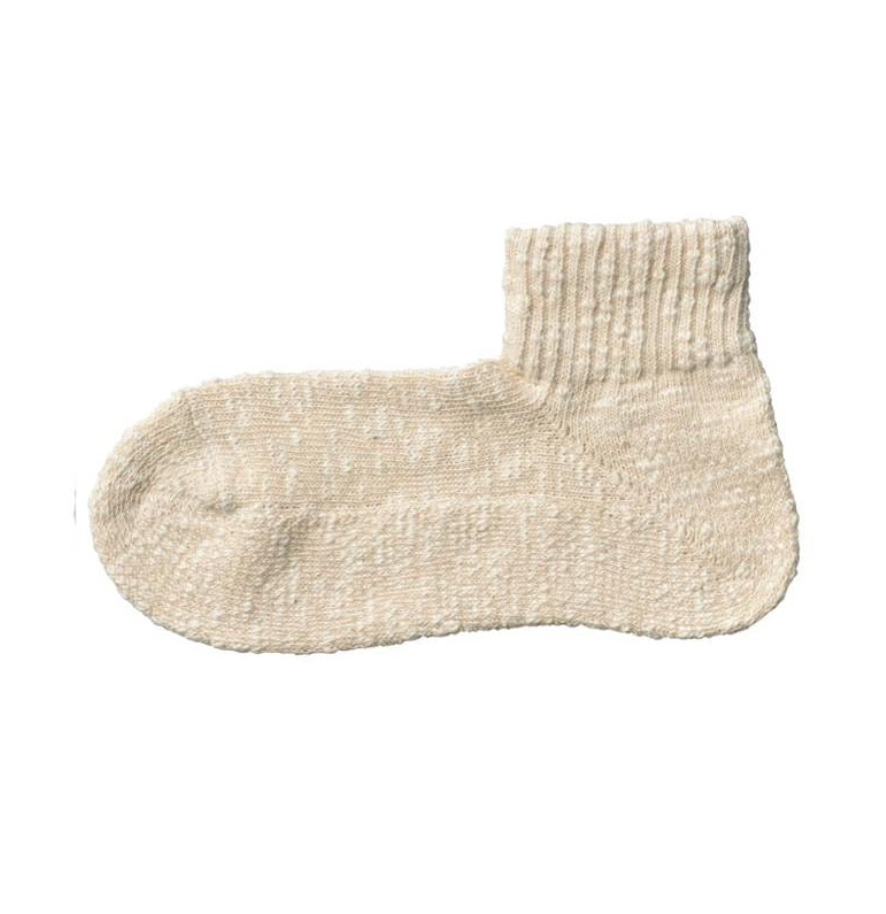 Snow Peak Garagara Socks Medium - Ivory in Ivory — view 1 of 2 | Burrows & Hare