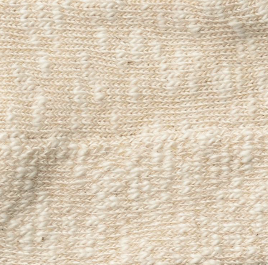 Snow Peak Garagara Socks Medium - Ivory in Ivory — view 2 of 2 | Burrows & Hare
