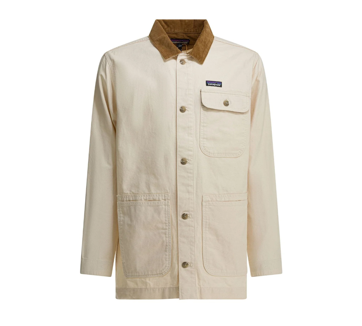 Patagonia Point Reyes Canvas Jacket in Undyed Natural, featuring durable canvas material.