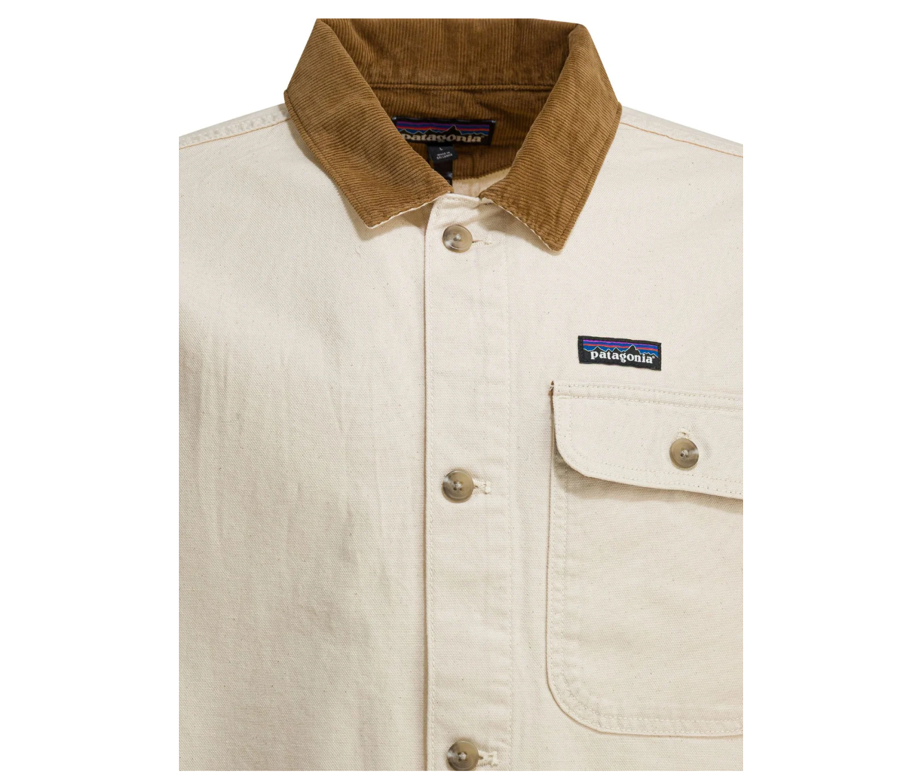 Patagonia Point Reyes Canvas Jacket, highlighting minimalist aesthetic in natural fabric.