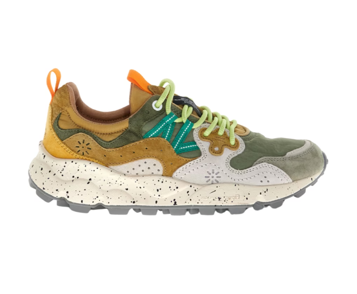 Yamano 3 Suede/Nylon Grey-White-Taupe