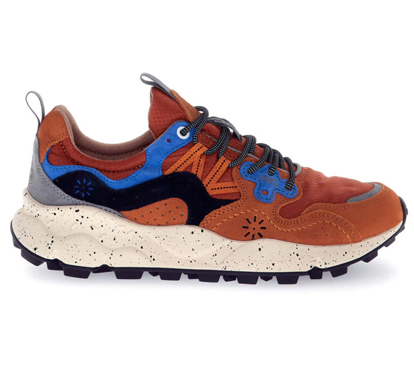 Yamano 3 Suede/Nylon Squared Coral Deep Blue Black