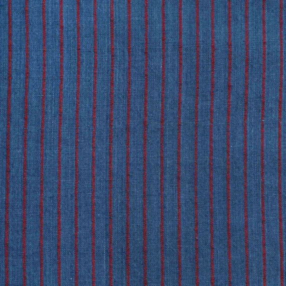 Lisboa Handwoven Trouser  - Stripe Blue