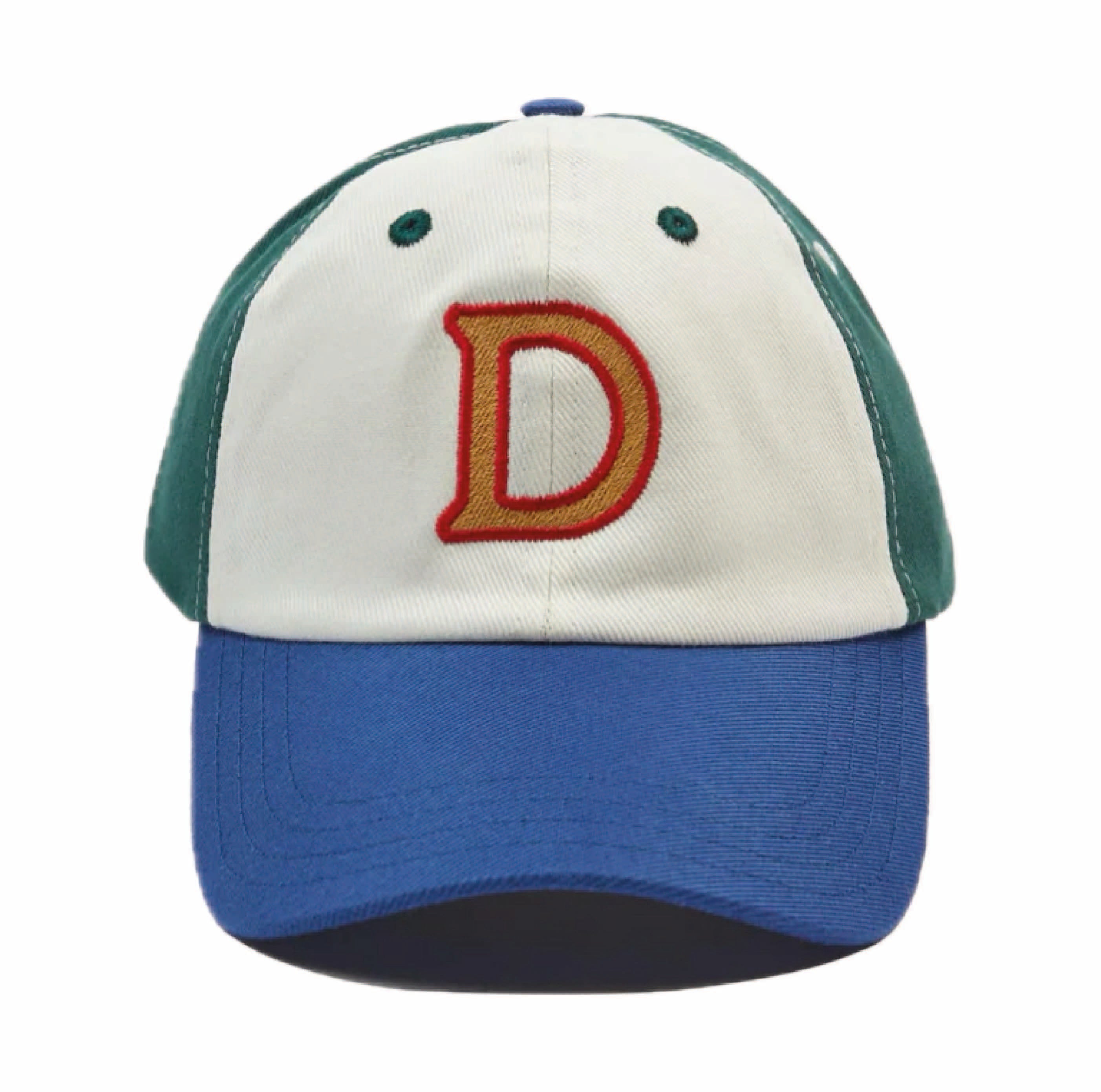 ‘D’ Emblem Cotton Twill Baseball Cap
