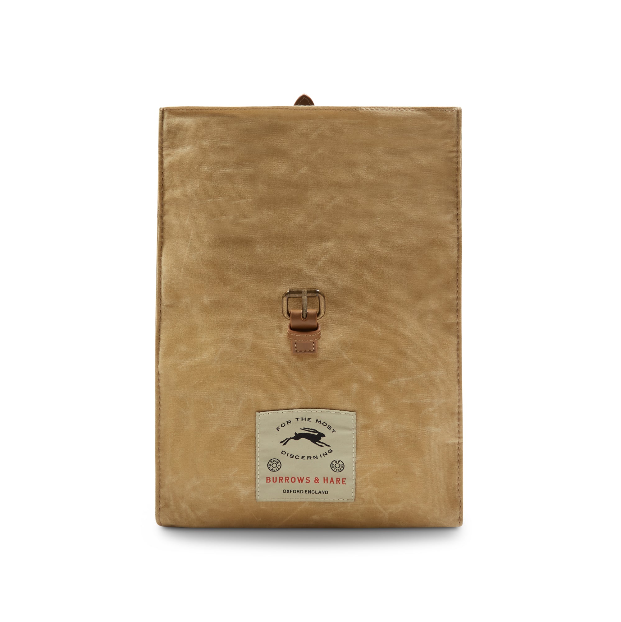 Top-down view of the Burrows & Hare thermal lunch bag