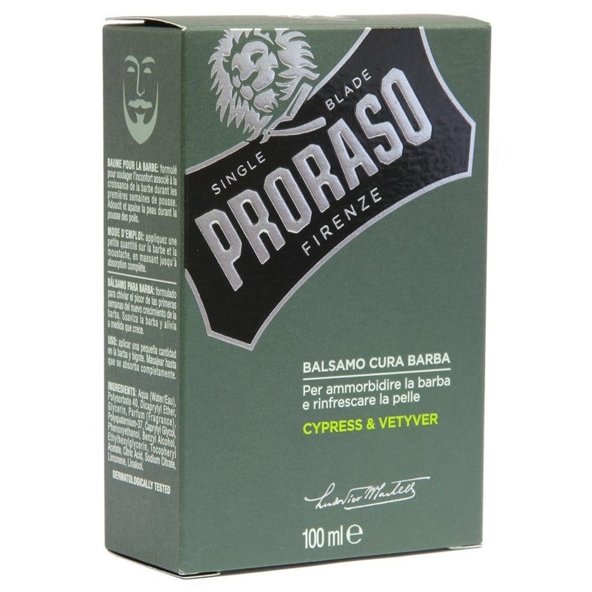 Proraso Beard Balm - Cypress & Vetiver - Burrows and Hare