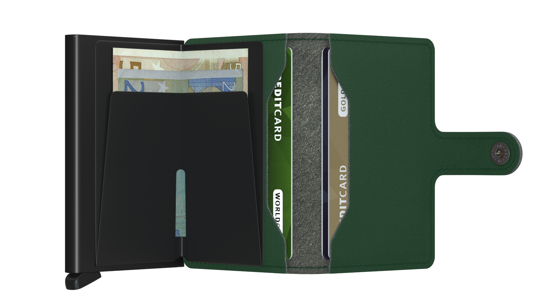 Secrid RFID Miniwallet  - Yard Green (NON LEATHER) - Burrows and Hare