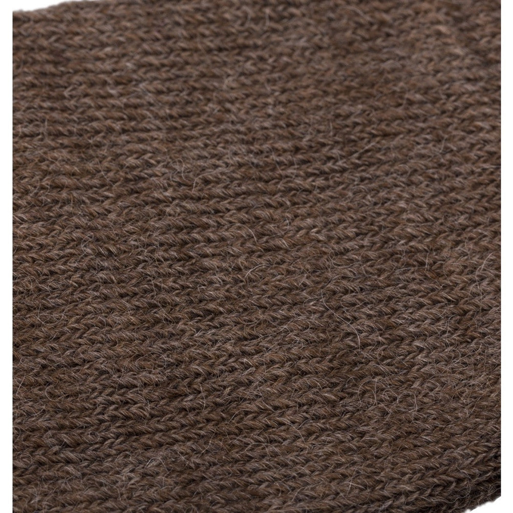 Burrows & Hare Alpaca Socks - Brown and Red