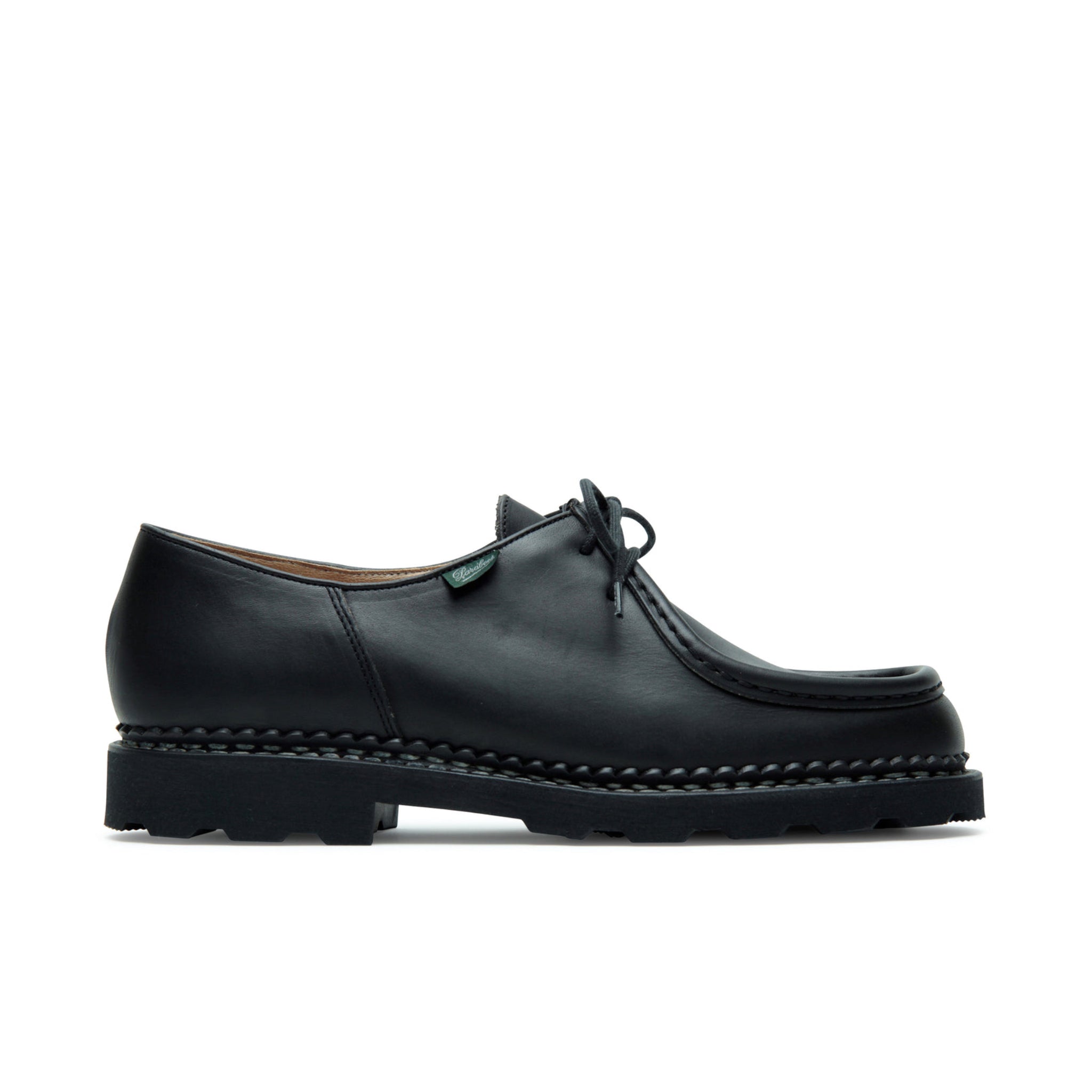 Michael Shoe Noire by Paraboot, featuring full-grain leather and natural rubber sole.